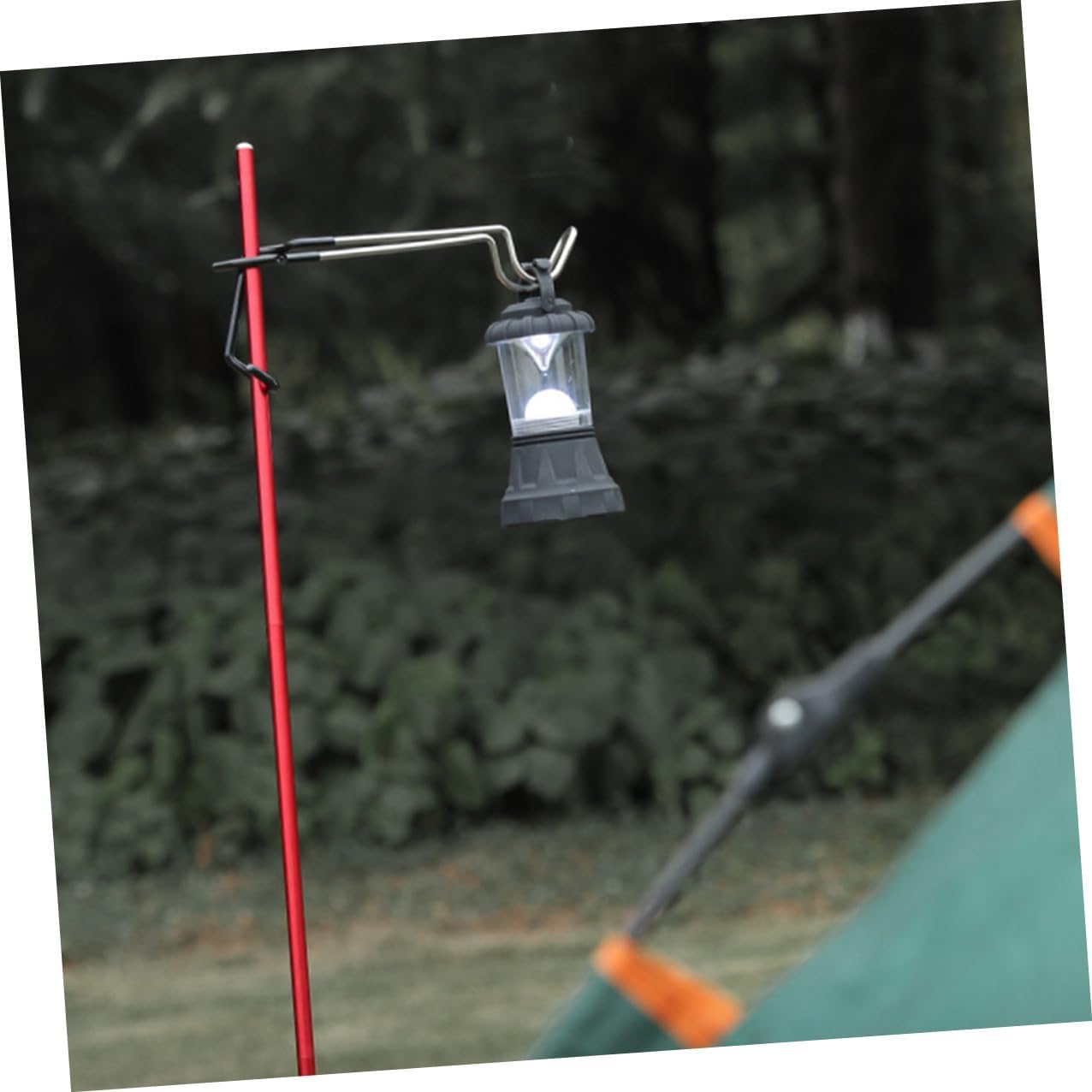 Alipis Camping Lantern Light Hook Outdoor with Clip, Sturdy Tent Lamp Hanger for Hiking, Fishing, and Picnic Camping Accessories