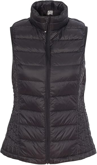 Weatherproof 32 Degrees Women's Packable Down Vest XL Black