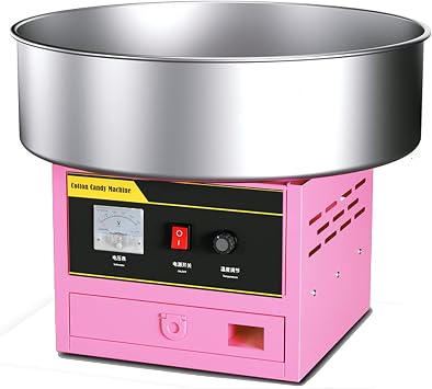 Mini Cotton Candy Machine,Automatic Candy Floss Maker Machine,1200W Commercial Cotton Candy Floss Maker Machine,Electric Cotton Candy Machine,For Birthday Parties,Festivels And Wedding,32X32X41.5Cm