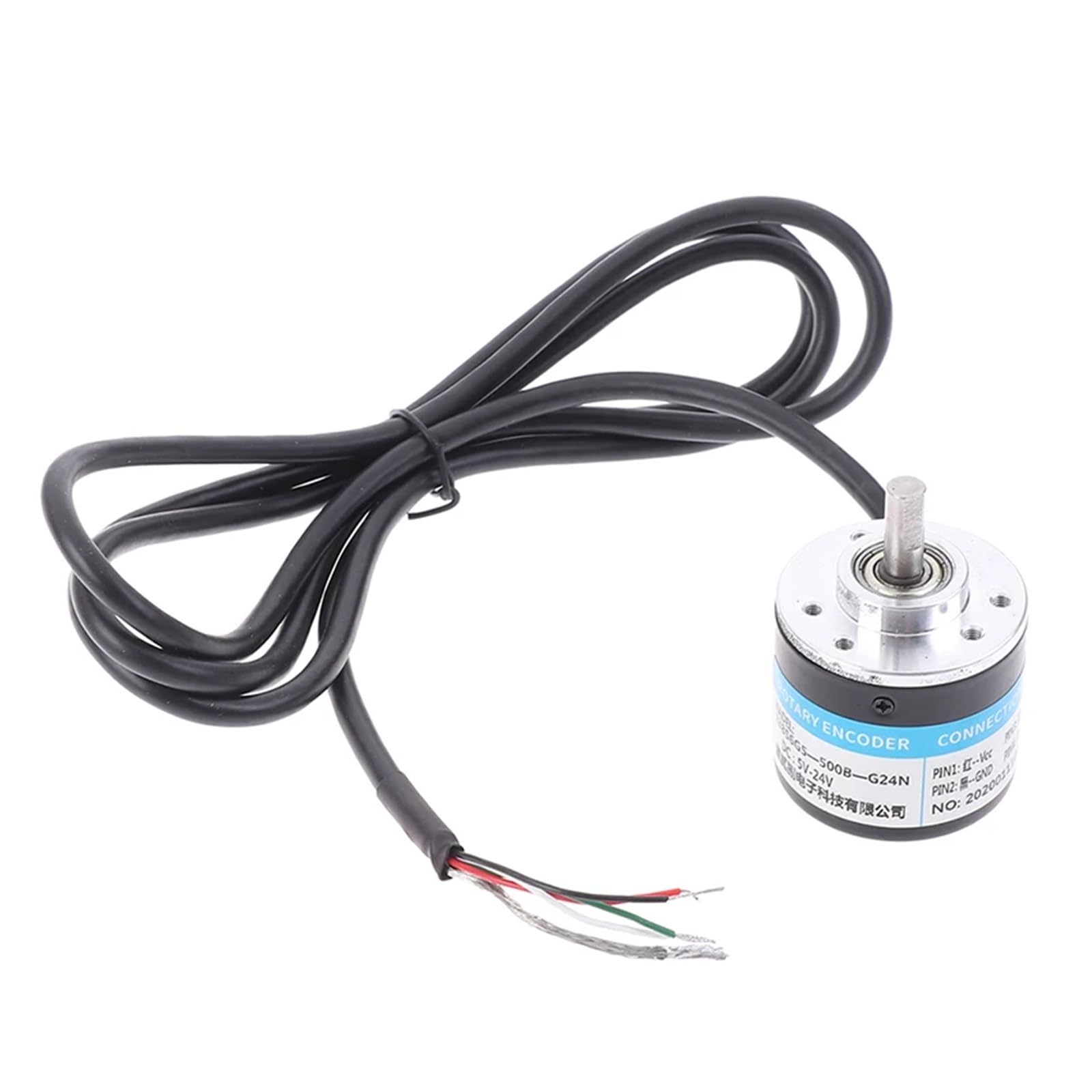 1PCS 100/200/360/400/500/600P/R Photoelectric Incremental Rotary Encoder DC 5V-24V(600pr)