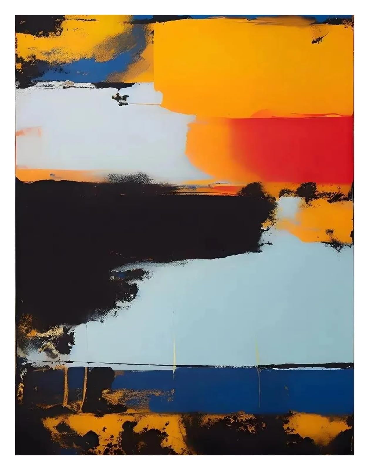 Tableau déco nature abstrait pour rehausser une décoration murale fade