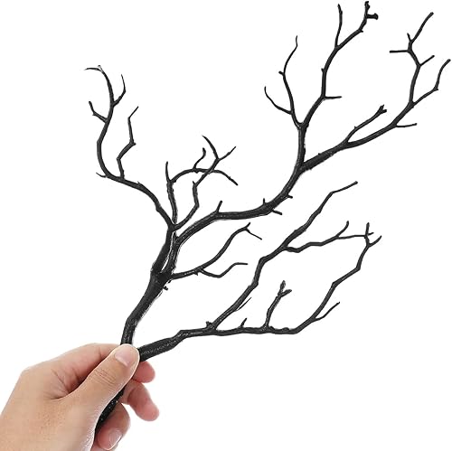 Miniatura 9 de MAGICLULU Rama de coral de plástico simulado, rama de asta artificial para tocado, ramita de árbol de coral para decoración del hogar, bricolaje,