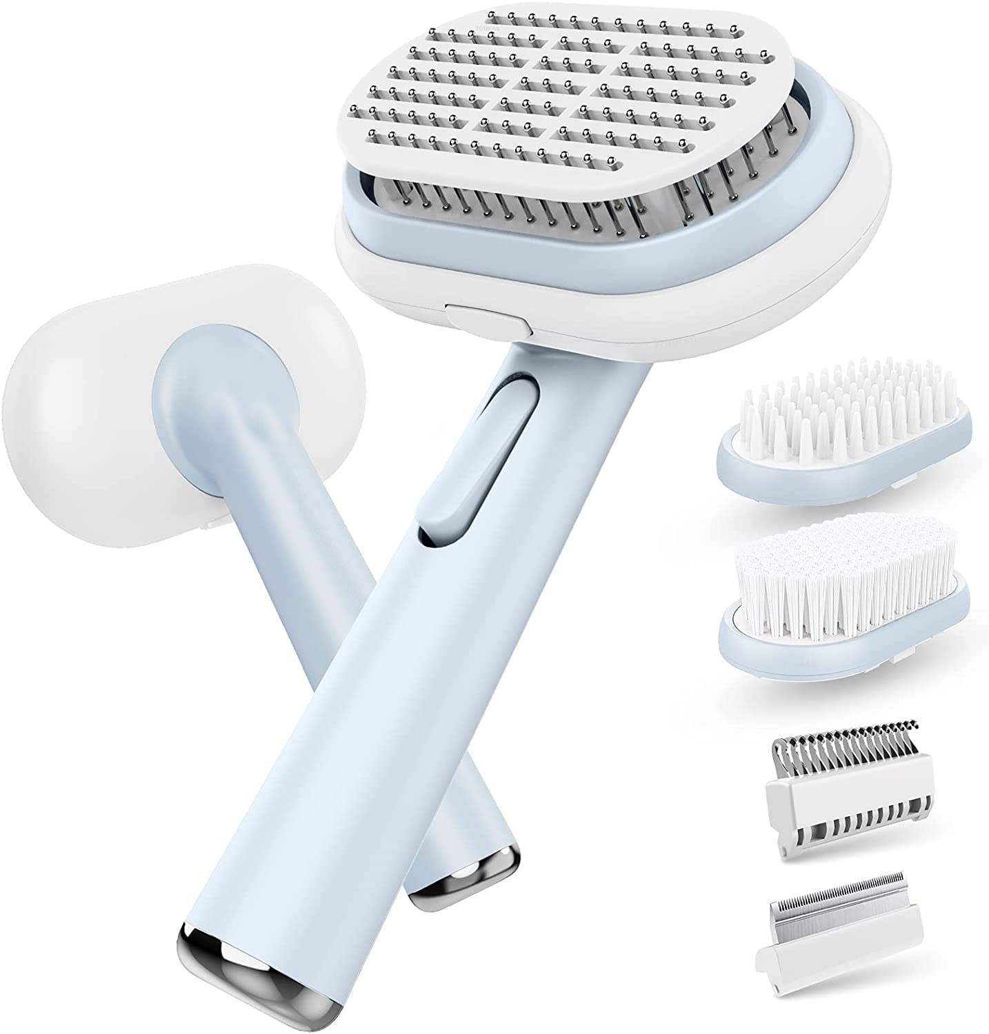 Woofy Dog Pin Brush Cat Brush 5 in 1 Pet Grooming kit Pin Brush for Dog & Cat Dematting Comb Deshedding Comb Bath Massage Brush Bristle Brush Small Animal (B0C46PNTQF) Amazon Price History, Amazon Price Tracker