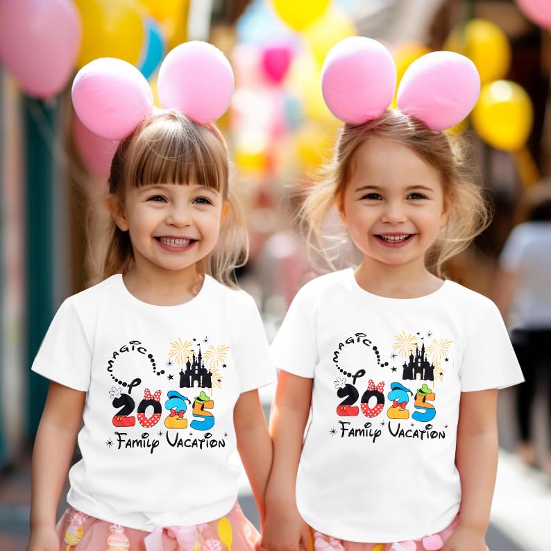 Family Vacation Shirts 2025 Family Matching Outfits Magical Tshirt for Family Cruise Trip Clothes Summer Travel Tops4