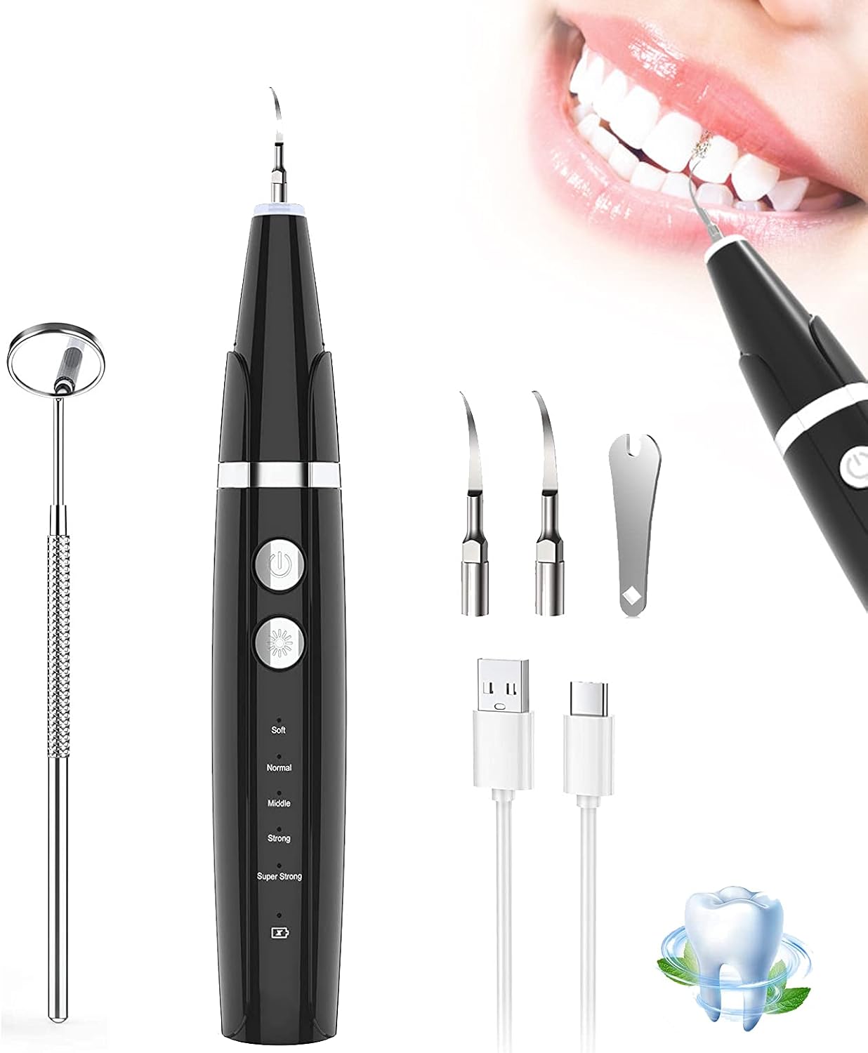Interdental Brushes Angle Cleaners, Hartilv Braces Angle Brush Cleaner Between Teeth Cleaning Tool with Soft Bristles for Deep Clean Between Teeth and Gums (0.6mm)10pcs: Health & Personal Care