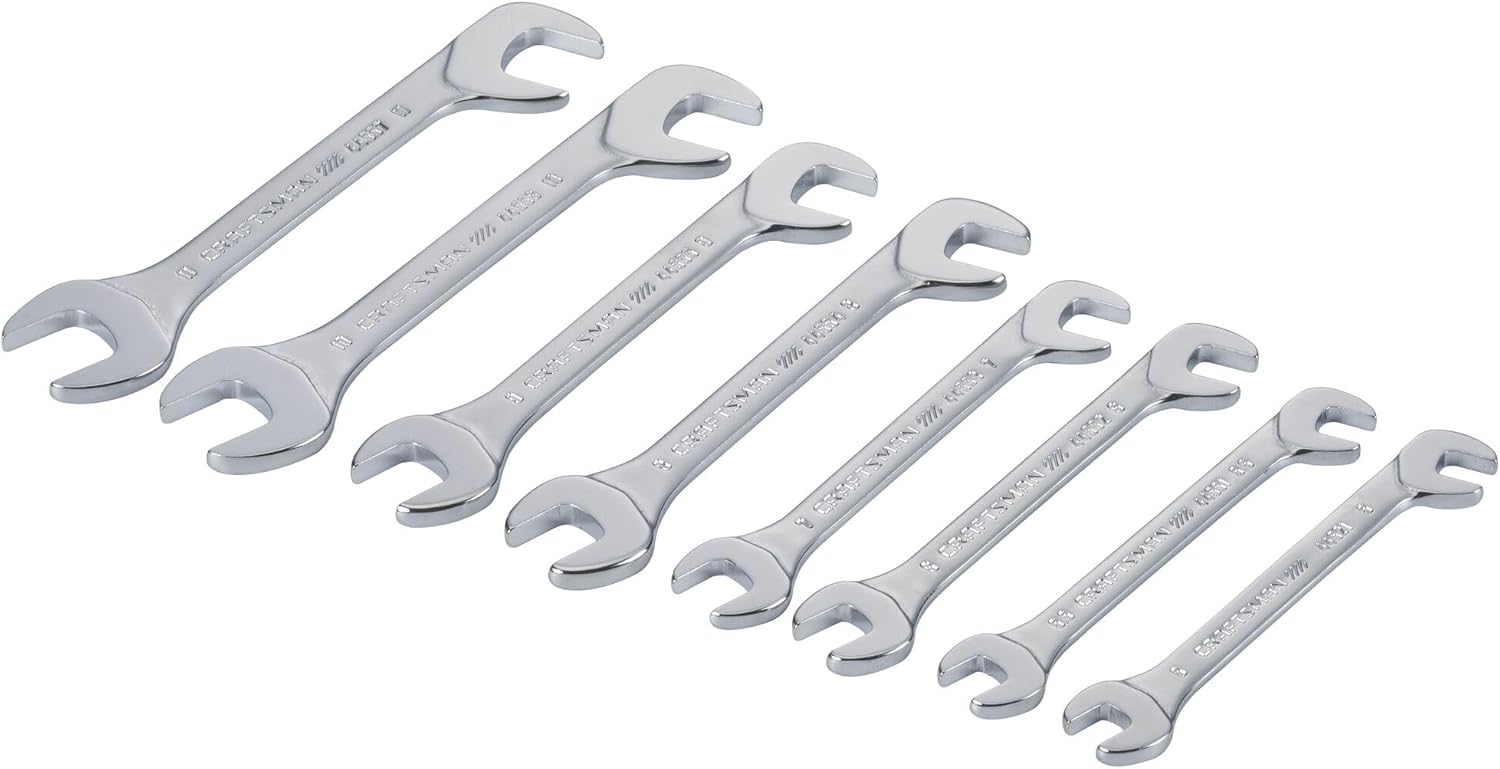 CRAFTSMAN Open End Ignition Combination Wrench Set, MM, 8 Piece (CMMT94308)