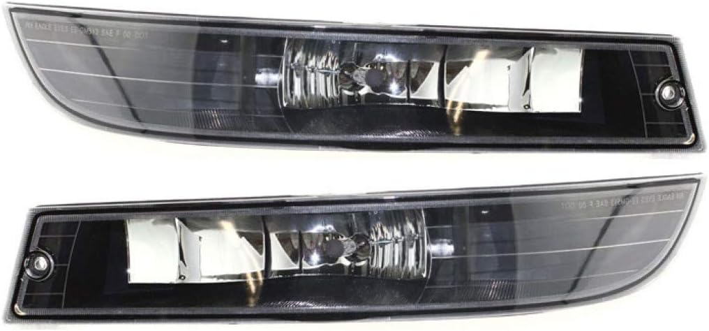 CarLights360 For 2000-2005 Chevy Impala Fog Light Driver and Passenger Side Pair w/Bulbs DOT Certified Replacement For GM2592118, GM2593118 | 10309280, 10309279