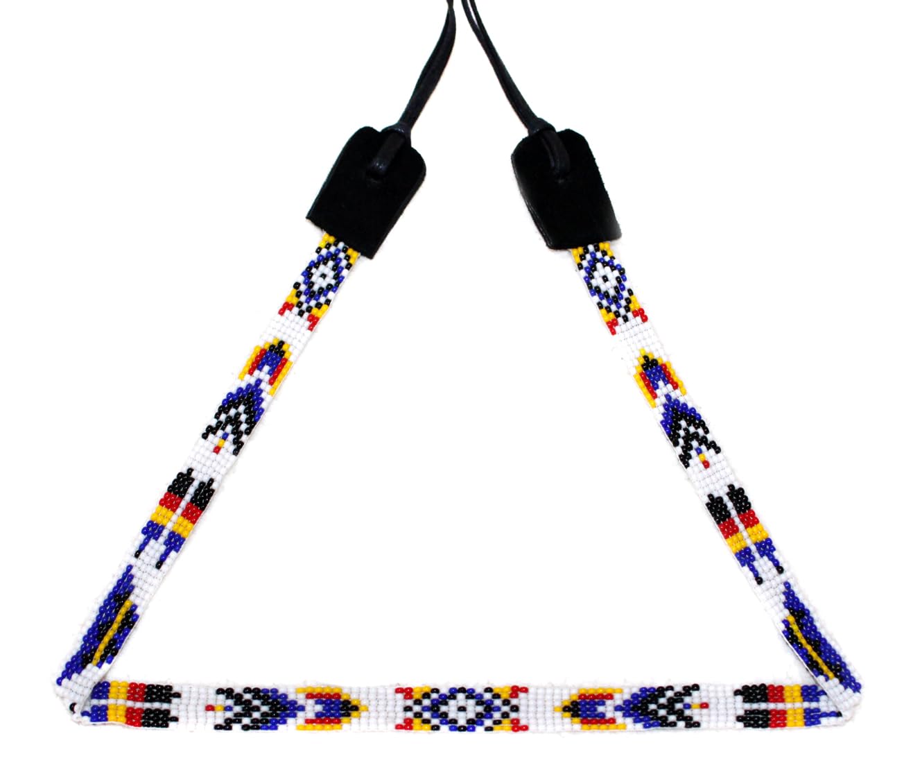 Weavish Beaded Hatband Native American Style Southwestern Cow Rode Handmade Head/Hat Band Collection (Pattern 5)-image-12