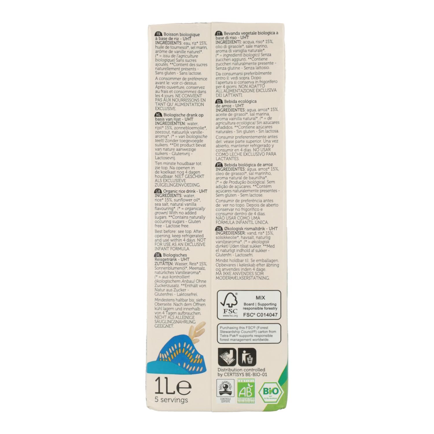 Lima Rice Drink Original 1L