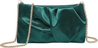 GORGLITTER Women's Satin Clutch Purse Wedding Formal Evening Bag Dressy