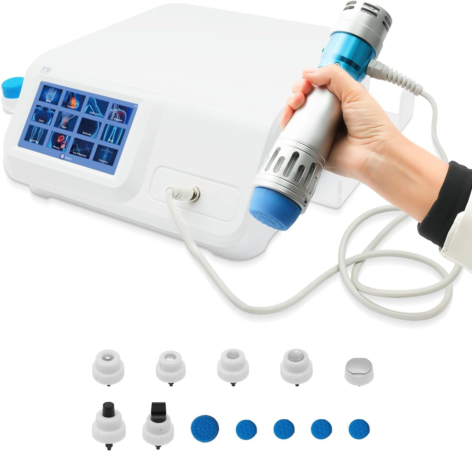 Shockwave Therapy Machine for Pain Relief,Deep Tissue Massager for Back, Waist, Leg, and Golfer’s Elbow Discomfort