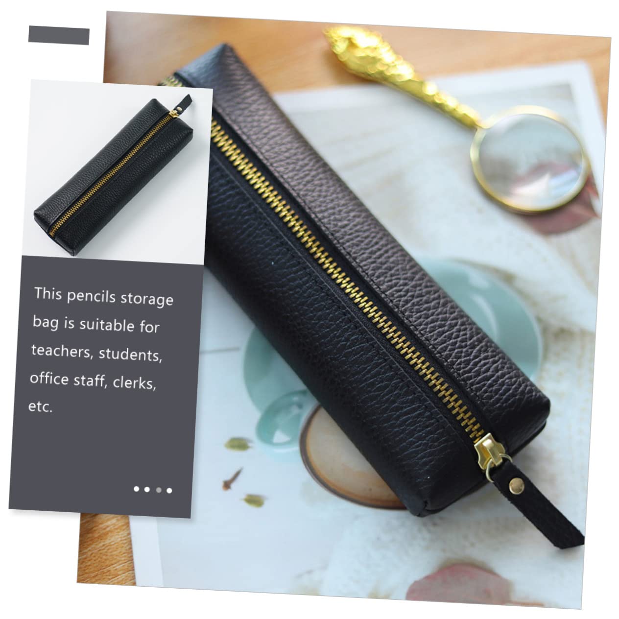Tofficu 3pezzi Astuccio Portatile Multi-funzione Per Cancelleria Astuccio Anti- Resistente Per Scuola e Attività Artistiche Con Design Semplice e Elegante