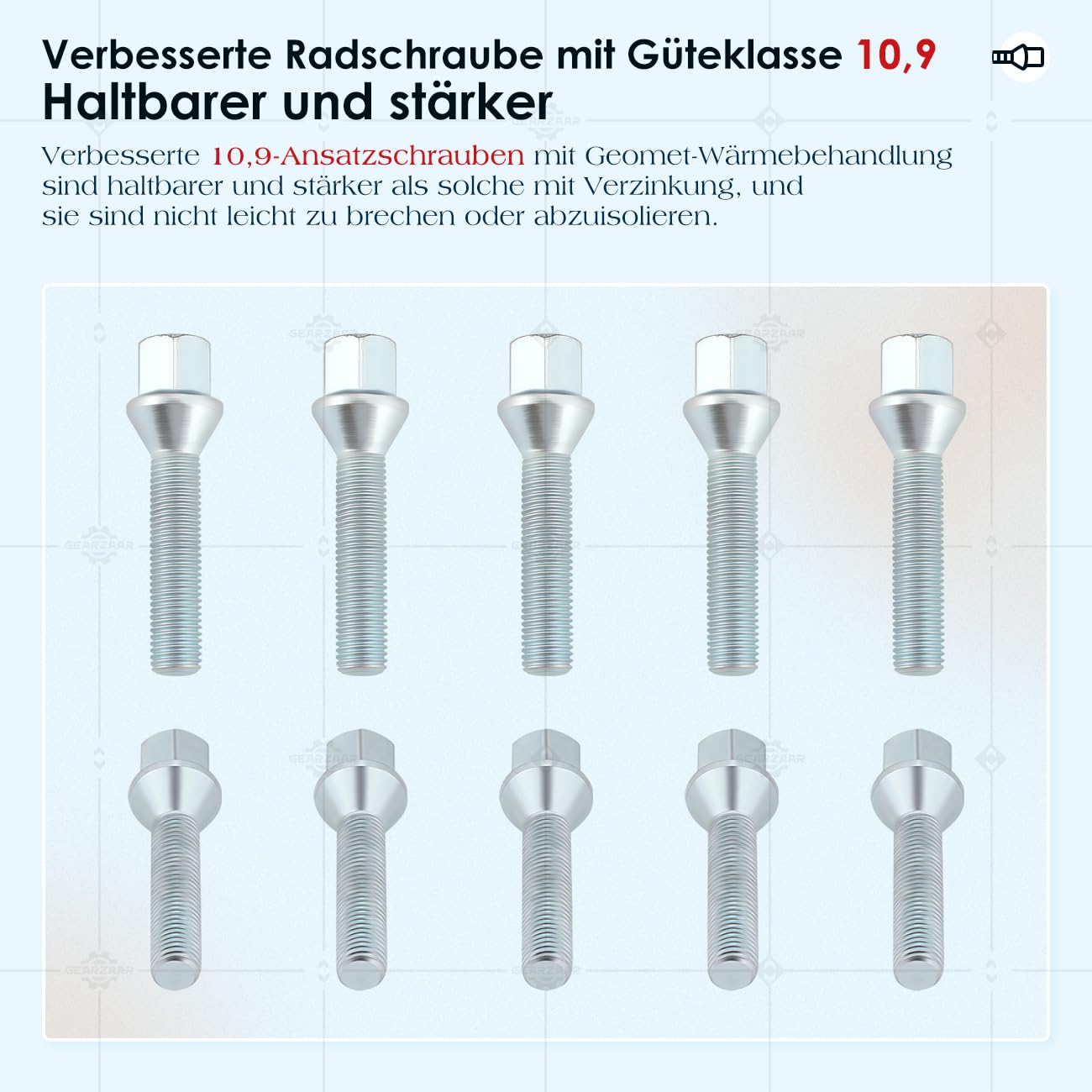 Spurverbreiterung Distanzscheiben 5x112mm NLB: 66.5 mm 2x10mm Spurplatten mit 10x Radschrauben M14x1.5x50 mm Kompatibel mit Audi A4 A5 A6 4G A7