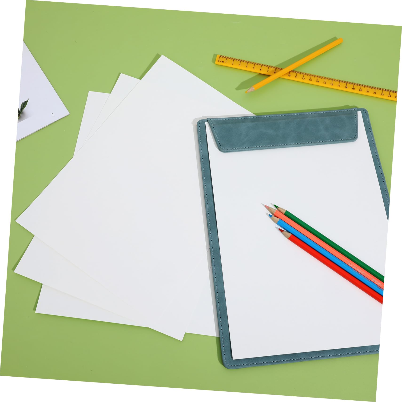 Lurrose Druckerpapier Stoff mit Glatter Oberfläche und Schmierenfrei A4 Beige 100 Blatt für Kleines Büro Geeignet