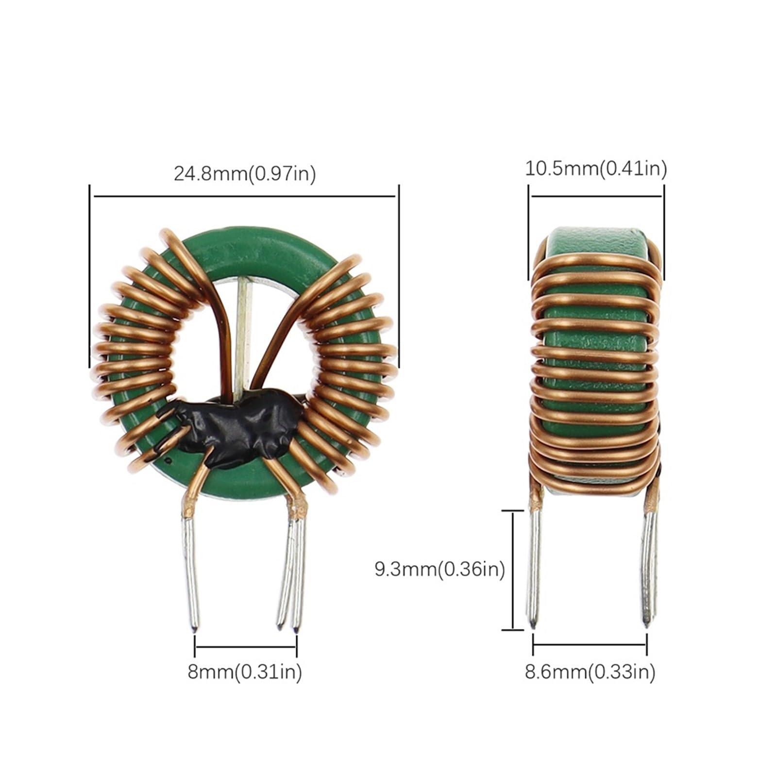 Amazon.co.jp: 1PCS 22*14*8 2MH 1.0 ラインコモンモードフィルタ