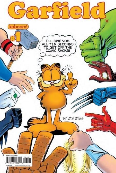 Garfield (KaBoom!) #1B VFNM BOOM! cómic  Edición limitada Variante para todas las edades