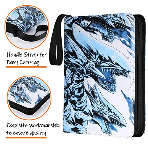 Drzerui 20220303 Trading Card Album For Yu-Gi-Oh Cards - 9 Pocket Card Holder Book With Sleeves Compatible With Yugioh Cards thumb #4