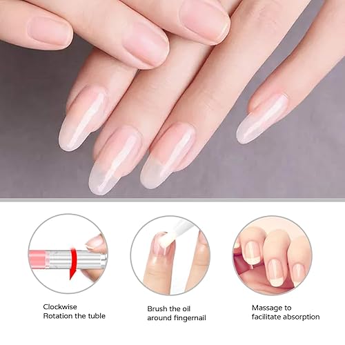 Miniatura 4 de AIJIMEI 12 bolígrafos de aceite para cutículas de uñas, bolígrafo de aceite de uñas, esmalte nutritivo de uñas con vitaminas, gel hidratado,