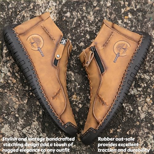 Zipper Women Ankle Boots, Renaissance Outdoor Casual Fashion Boot for Women Inspired from Medieval Shoes4