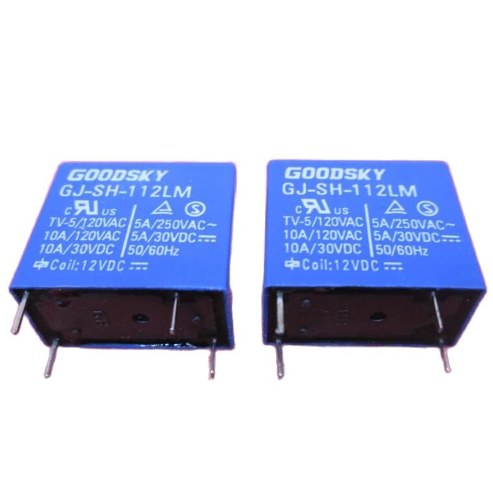 VDOQTLJT Relay GJ-SH-112LM 12VDC GJ-SH-112LM-12VDC GJSH112LM 12vdc DC12V 12V 5A 250VAC 4pin(20PCS)