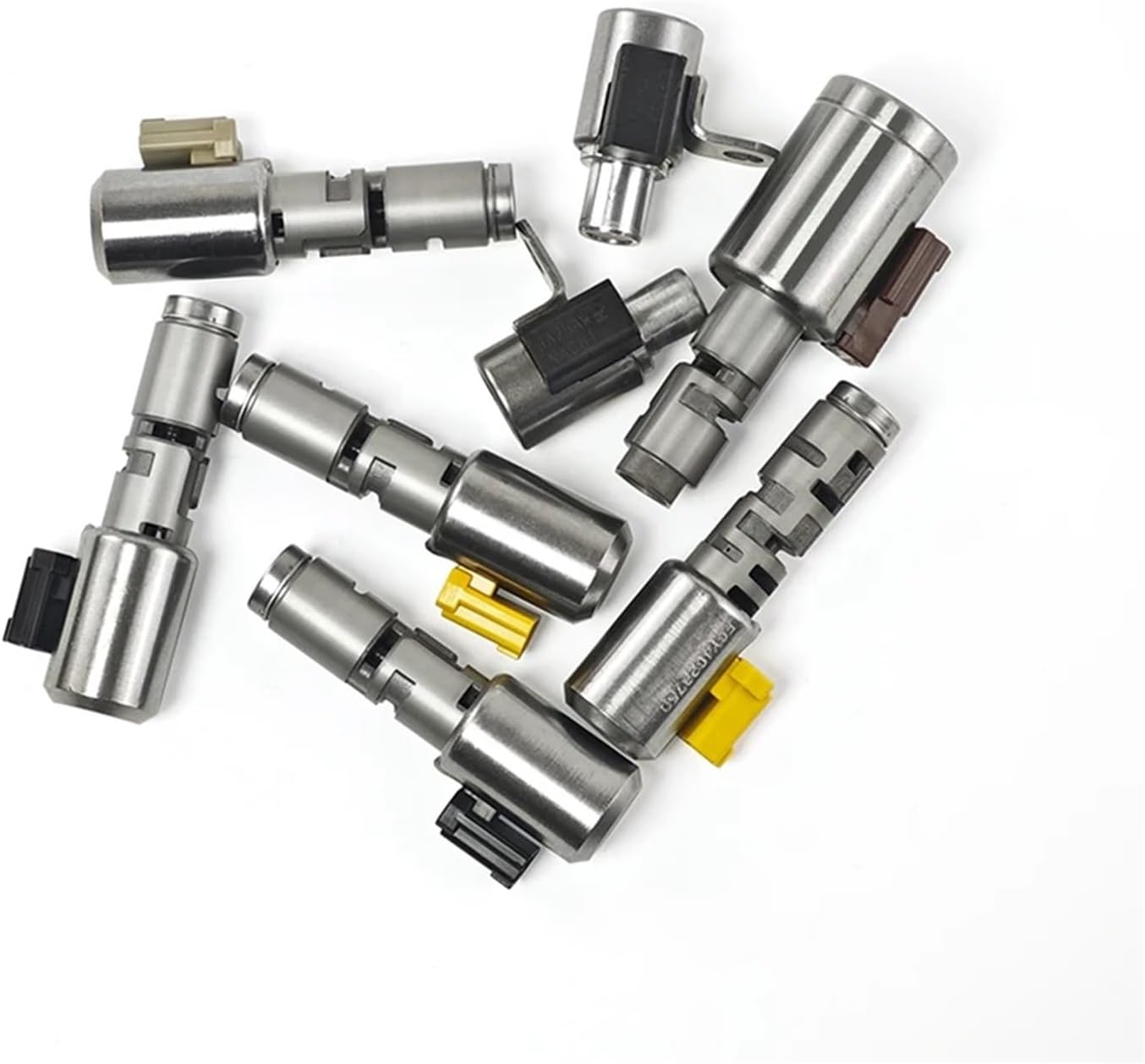 8Pcs 09G TF60SN 6-speed Small Solenoid Kit Set Compatible With VW Mini Compatible With Saab Seat Compatible With Skoda 2003 2004 2005 2006 2007 2008 2009 2010 2011