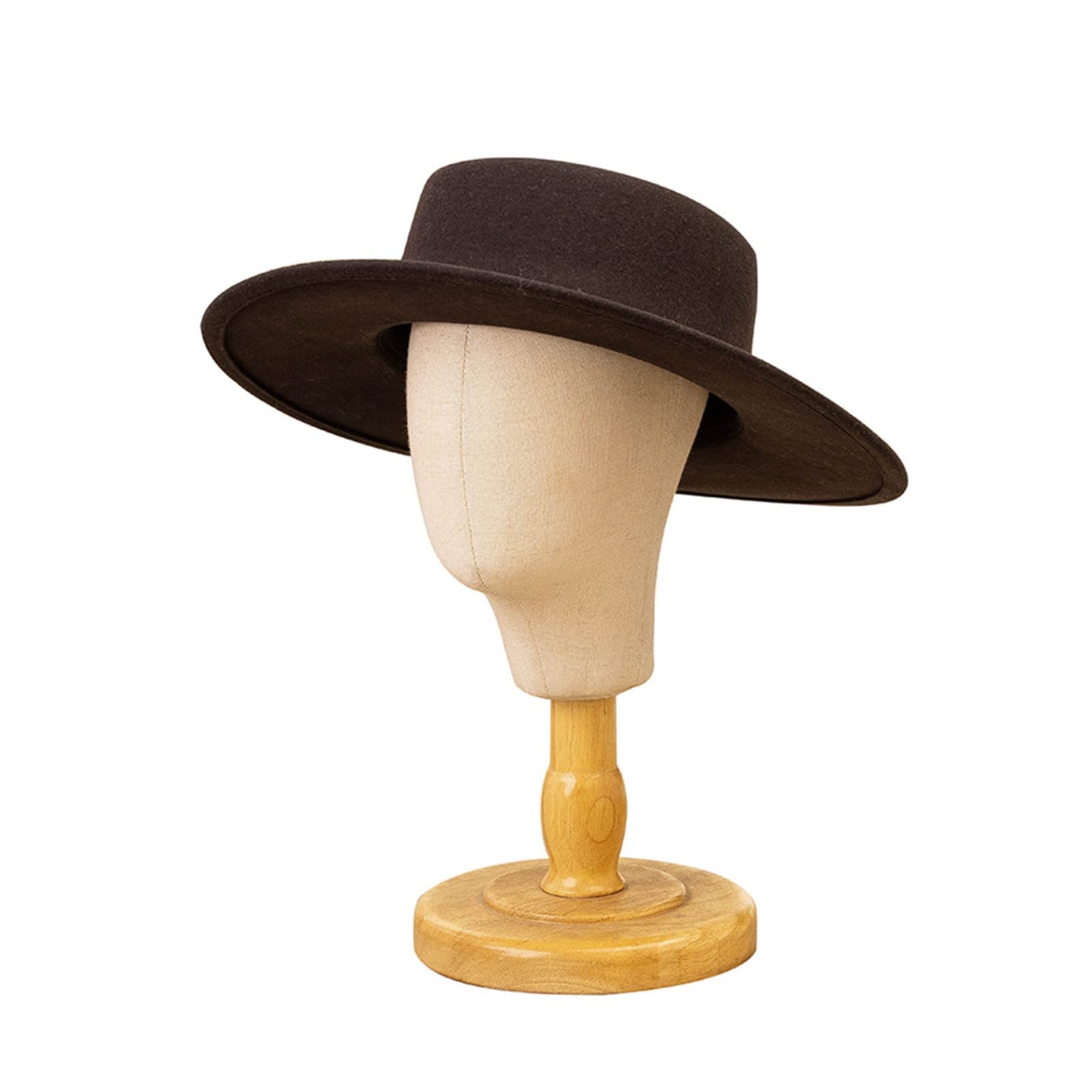 Panama Chapeau Cowboy Femmes Hommes Plate en Feutre Chapeaux Fedora et Trilby Homme Femme de Mariage Cérémonie Fête Spectacle Bob Chapeau Soleil Casquettes, Bonnets et Chapeaux Western Country Anti UV
