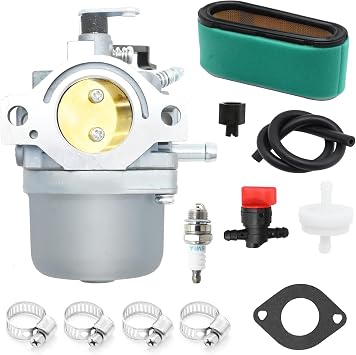 5-4993 Carburetor Tune up Kit Replacement for B S 498027 494502 495706 28R707 28M707 28V707 28T707 Lawn Mower Engine With 496894S Air Filter