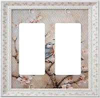 Vista 44 de Cubiertas Decorativas de Arte para Interruptores de Luz, Hojas de Otoño, Placa de Pared de Palanca Individual, Cubierta Decorativa de Interruptor