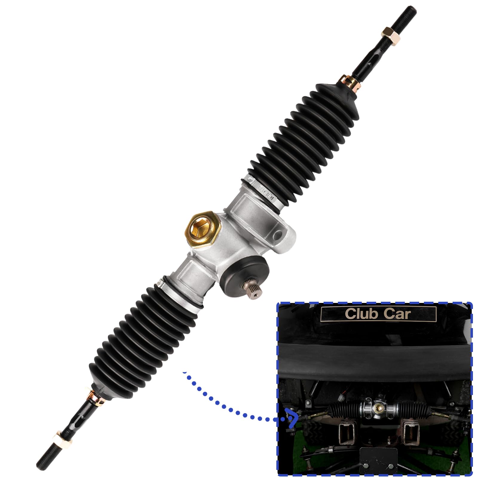 10L0L Golf Cart Steering Gear Box Assembly Steering Rack Pinion Fits Club Car Precedent/Onward/Tempo 2004-Up 1022886-01 103679701 In Kenya | Gear Boxes - Foto 7