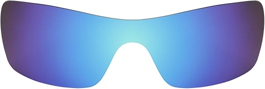 Revant Polarized Replacement Lens for Oakley BatwolfIce Blue MirrorShield
