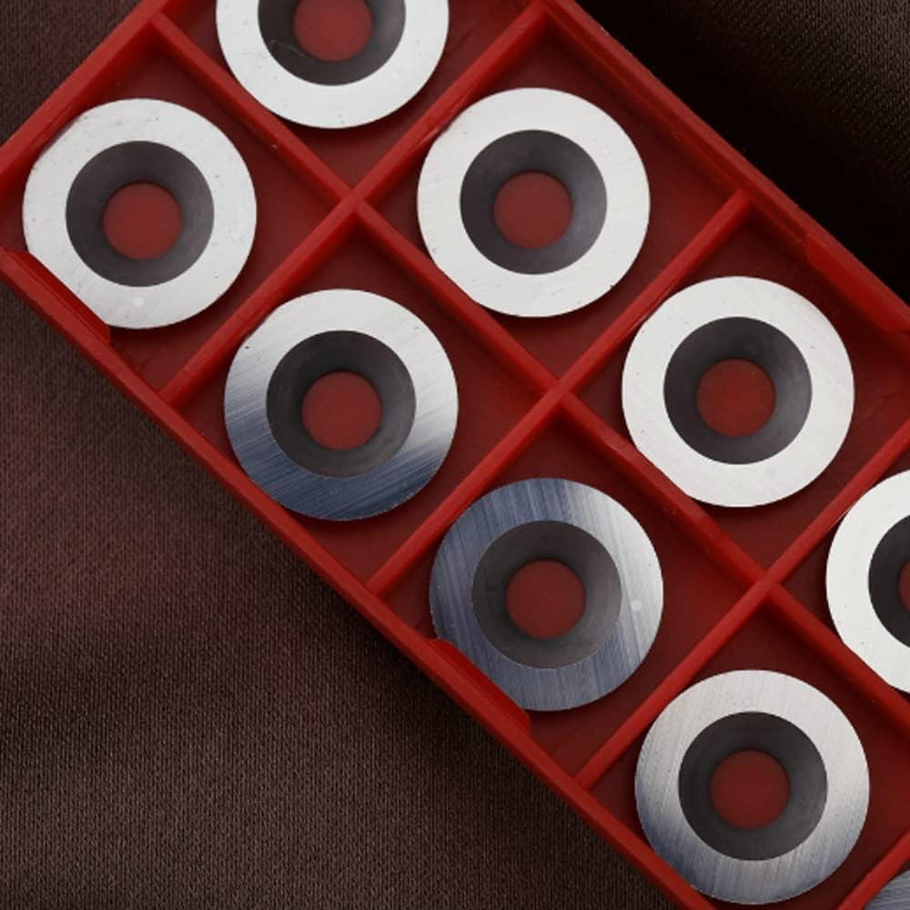 12mm Replacement ci3 Carbide Cutter Inserts for Hollower Finishers Wood Turning Tools 10pcs Woodworking Lathe Round Tungsten Carbide Inserts Cutters