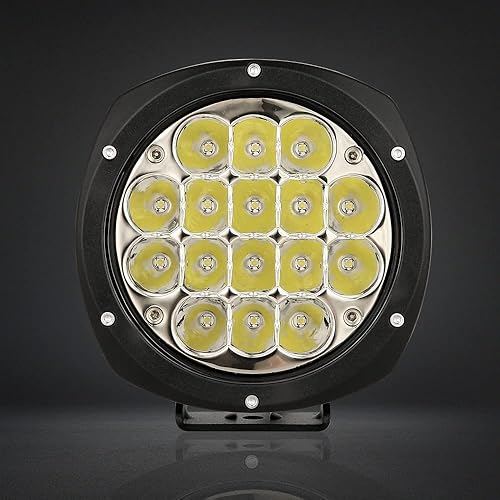 Miniatura 3 de BIGLION.X Luces de Conducción LED Redondas de 5 Pulgadas 160W, Luces Spot Todoterreno, Barra de Luz de Conducción Offroad 18800LM con Arnés de