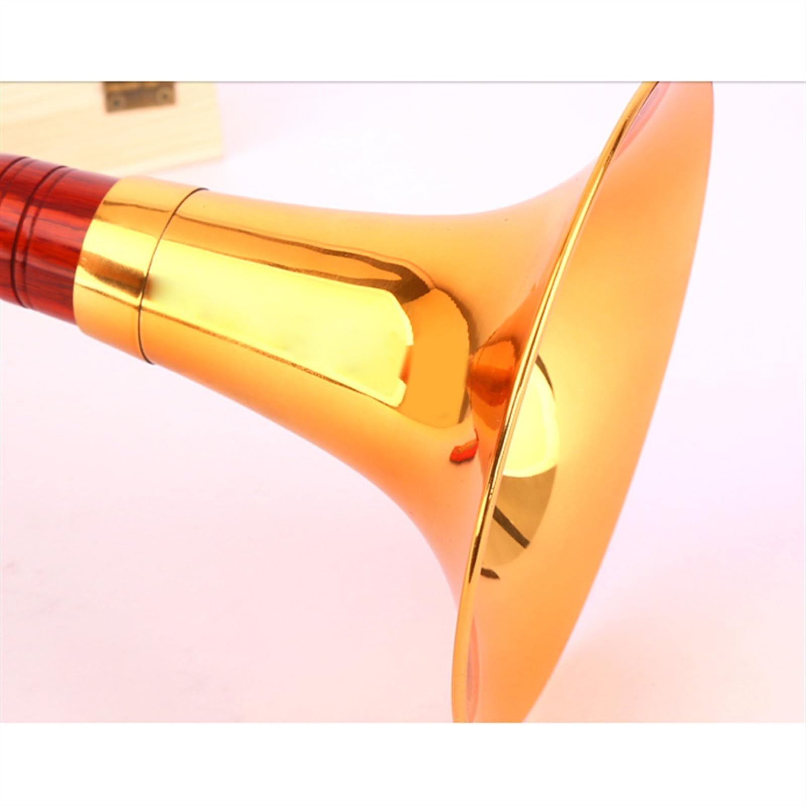 Professionell Suona Palisander Vergoldete Schale Suona Chinesisches Traditionelles Folk-Suona-Horn-Holzblasinstrument Mit Zubehör (Color : F minor)