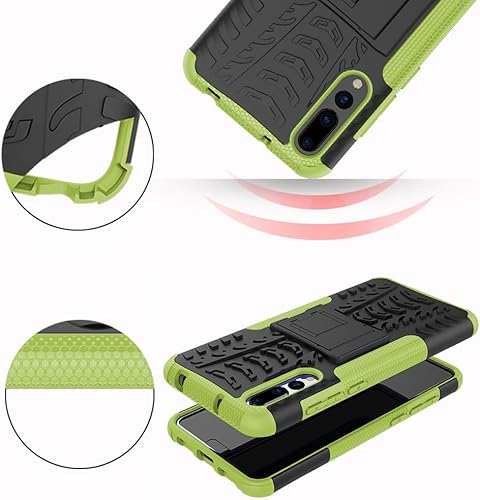 Miniatura 34 de Funda de teléfono para Huawei P20 Pro con protector de pantalla de vidrio templado y soporte soporte rígido híbrido protector accesorios para celda