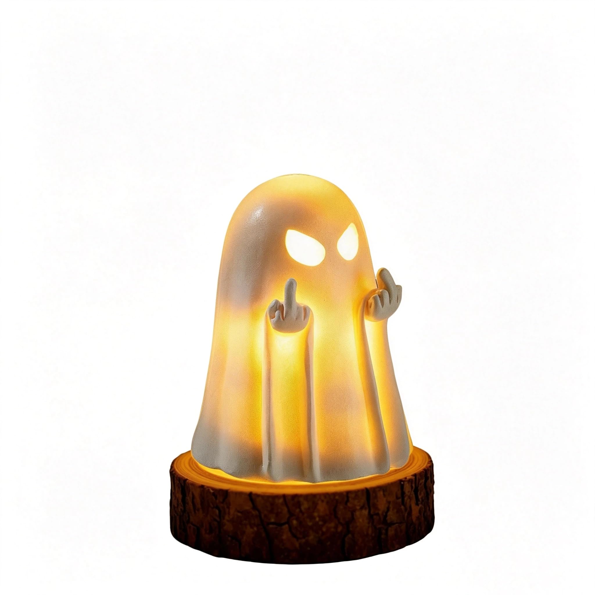 JytxhgzrVZ Halloween Decor Night Light, Novelty Lamp with LED, Desktop Skeleton Prop Ornament for Home Decor, Halloween Decorations(Ghost Witch Skull) Roof Window Party Festival (F)