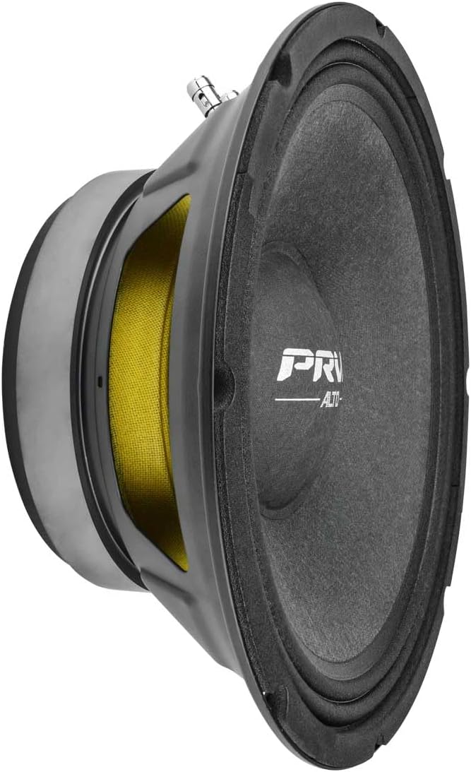 10MR650A 10 Inch Midrange Speaker, 8 Ohm, 650 Watts, 97.5 db, 2.5 in Voice Coil Alto Series PRO Audio Mid Range Loudspeaker (Single)