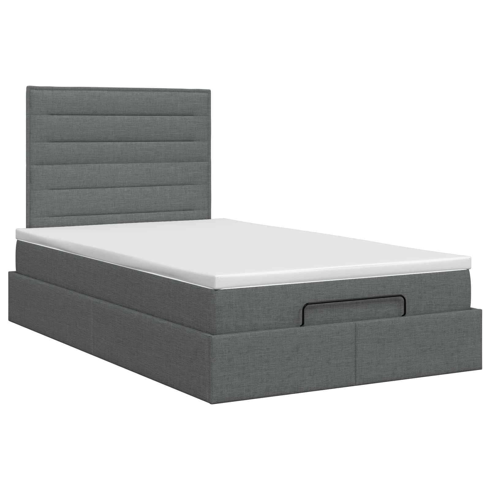Set di mobili da giardino modulari in polyrattan, 12 pezzi, nero