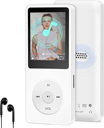 Reproductor MP3 de 64 GB con Bluetooth y altavoz