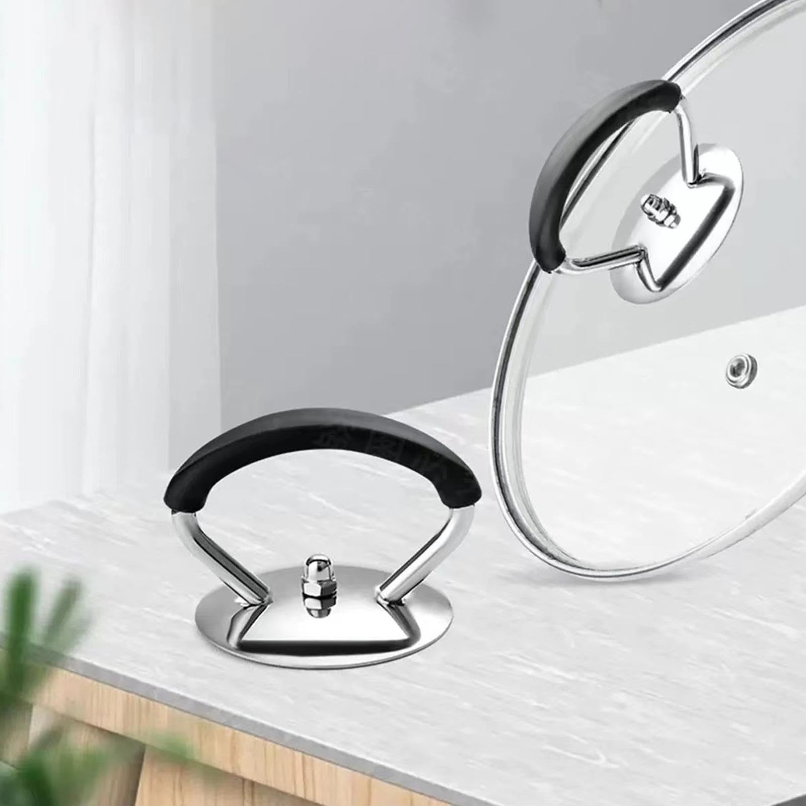 Maniglie Di Ricambio Per Coperchi Pentole - In Acciaio Inox Con Isolamento Termico - Foto 9