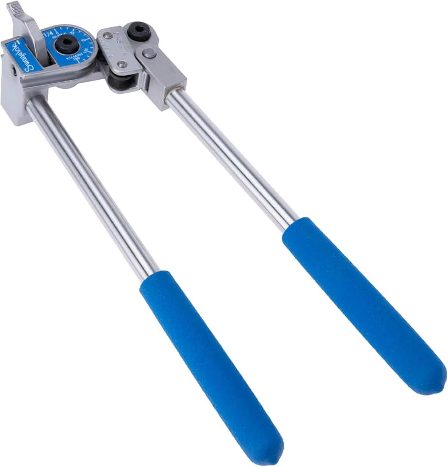 Swagelok MS-HTB-4T Hand Tube Bender – ¼″ (0.25 in) Tube OD Capacity, 9⁄16″ (0.5625 in) Bend Radius, Manual Instrumentation & Fluid-System Tool
