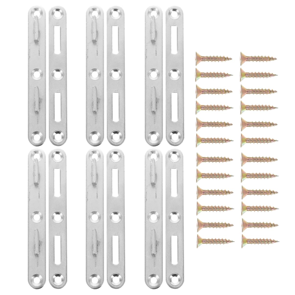 Quincaillerie pour rails de lit en bois : 6 sets de supports robustes pour votre chambre