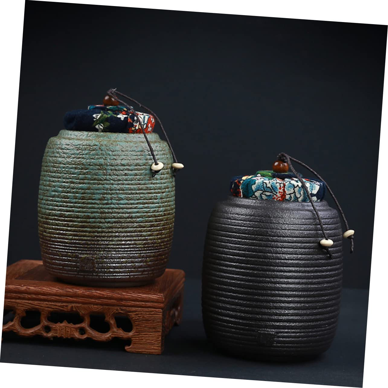 Ceramiczny słoik na herbatę, zbiornik do przechowywania Pojemnik podróżny Chiński marynaty Szczelny pojemnik kawę Pojemniki cukier Ceramiczne