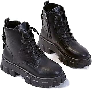 هاف بوت جلد كاجوال مريح للنساء من ايس كلوب, أسود, 37 EU