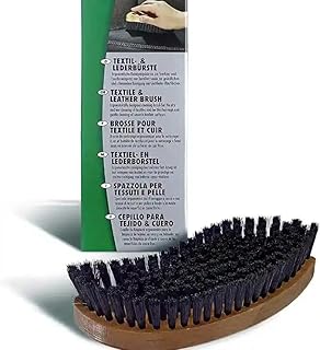 Premium Ergonomic Cleaning Brush for Car Seats, Upholstery, Fabric and Leather Surfaces – Soft Bristles for Deep Detailing and Interior Care