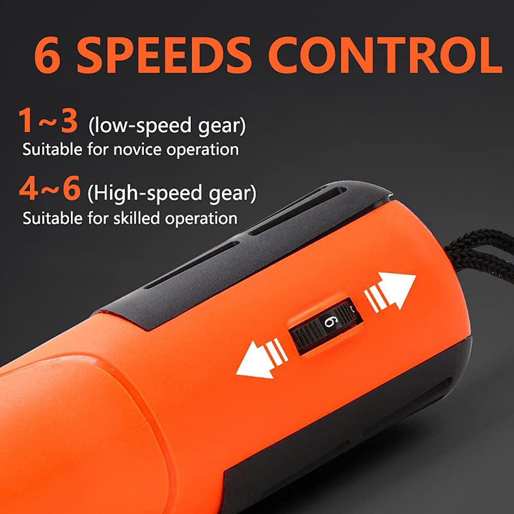 Cesoie per Pecore da 380 W Tosatrice elettrica Portatile a 6 velocità per toelettatura Professionale per impieghi gravosi Tri (Lama Dritta A 9 Denti)