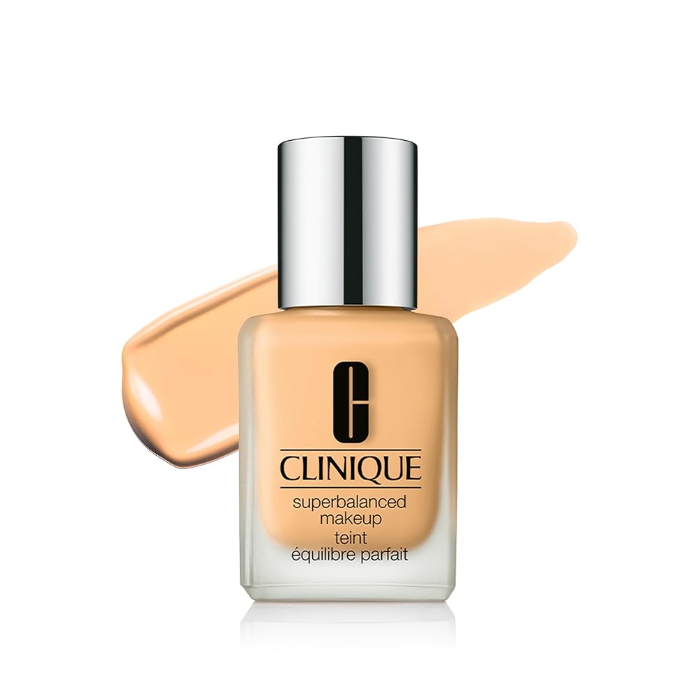 Clinique Superbalanced Oil Free Liquid Foundation Makeup For Dry to Oily Skin Types | Hydrating + Moisturizing | Moderate Coverage + Natural Finish, Cream, 1 Fl Oz