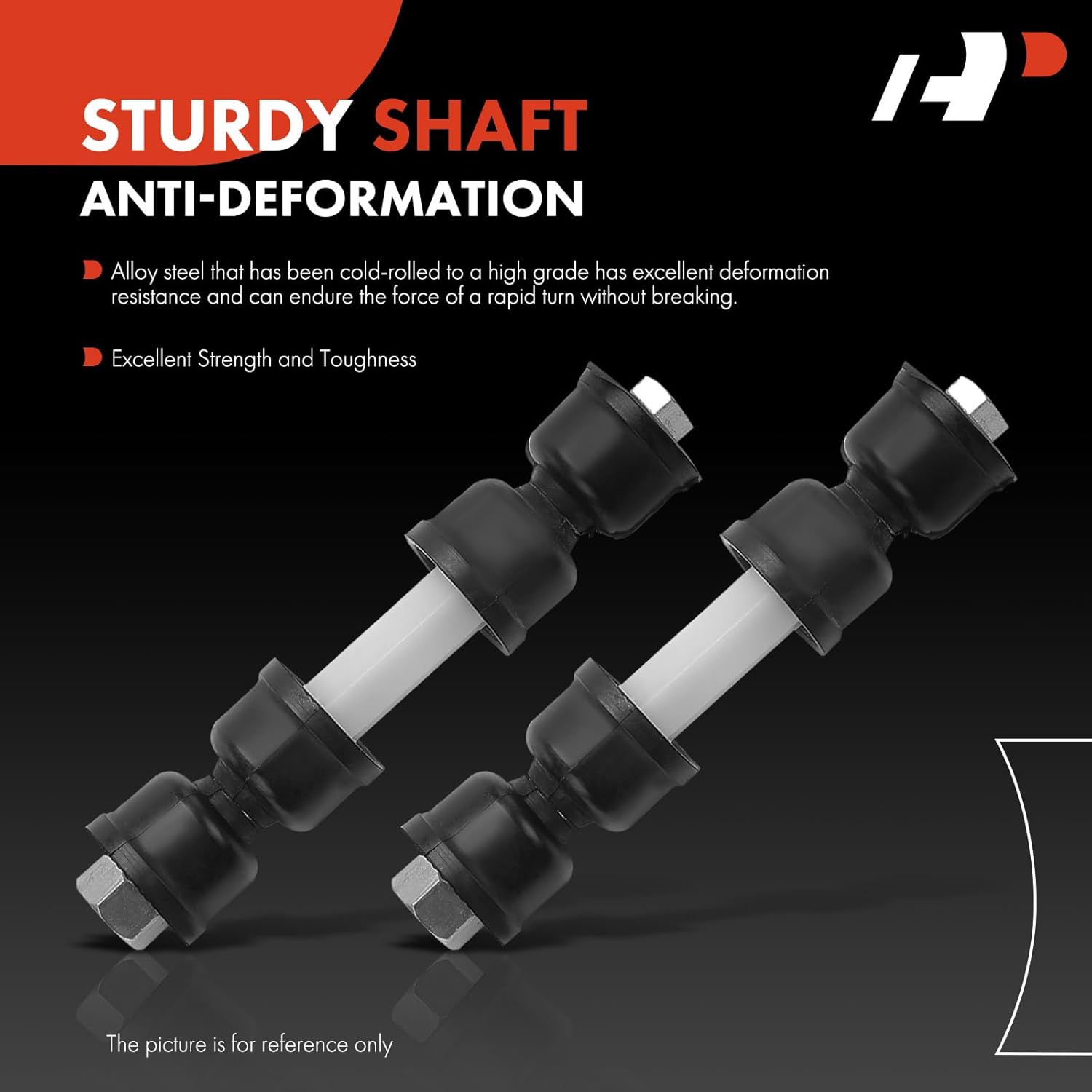 A-Premium 2 x Rear Sway Bar Links Stabilizer Bar Links, Compatible with Buick Lucerne 2006-2011, LeSabre, Park Avenue, Riviera & Cadillac DTS, DeVille, Seville & Oldsmobile Aurora & Pontiac Bonneville