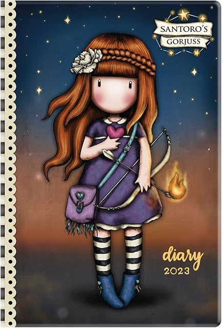 Santoro Gorjuss - 2023 Pocket Diary - Flaming Heart