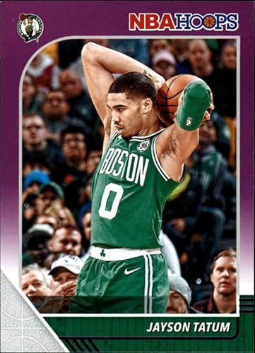 2019-20 NBA Hoops Purple #6 Jayson Tatum Boston Celtics Official Panini Basketball Card (Scan Streaks are Not on the card itself)