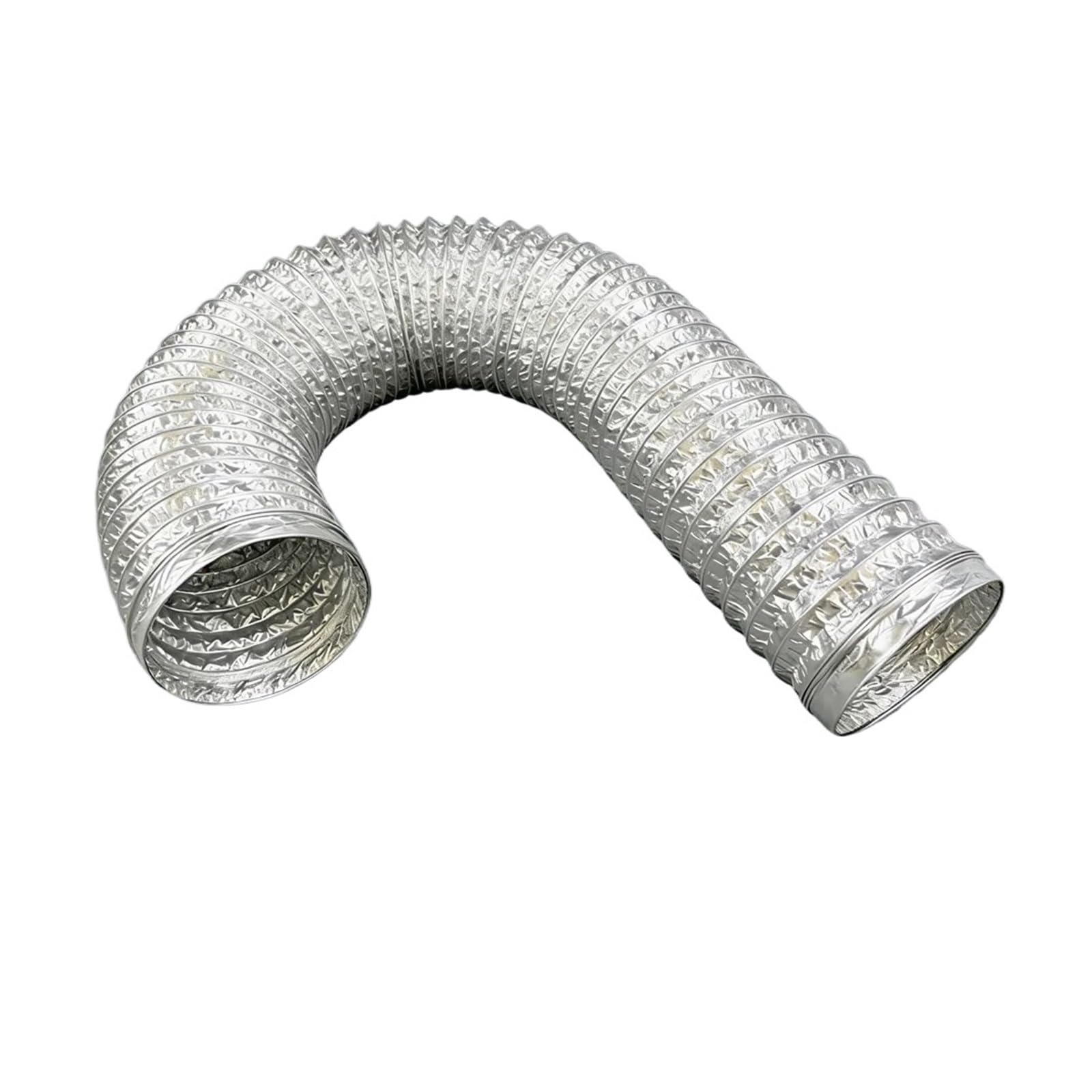 Conducto de ventilación reforzado Mm de lámina de aluminio | 200/250/275/300 - Tubo de escape plegable para ventilación de cocina y baño (250 tubos de humo, longitud de 3 metros)